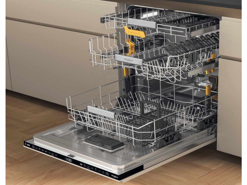 Sudomašina WHIRLPOOL W8I HF58 TU/ugradna/B/14 kompleta/55,5x59,8x82cm/crna - Slika 3